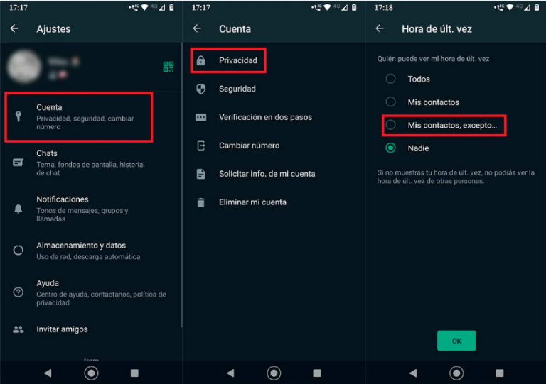 C Mo Ocultar La Ltima Hora De Conexi N De Whatsapp A Un Contacto Concreto